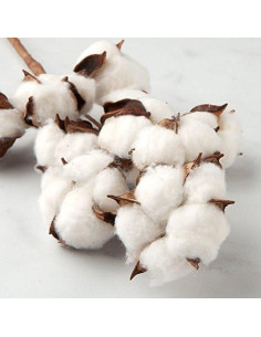 Paquete de 3 Bolas de Algodón Blanco Natural 38 cm - Decoración Rústica 2