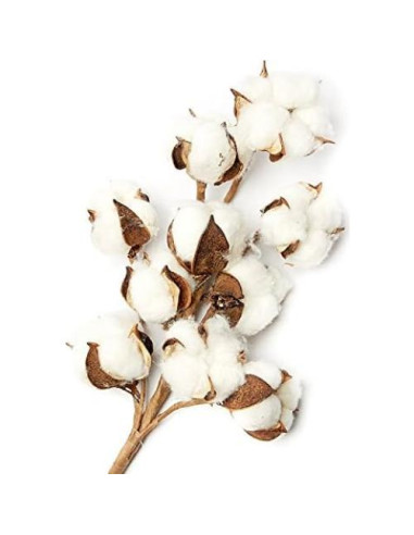 Paquete de 3 Bolas de Algodón Blanco Natural 38 cm - Decoración Rústica