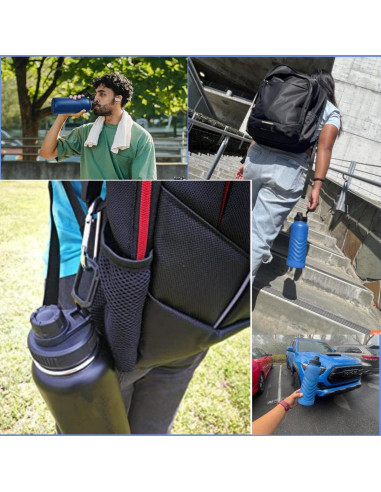 Tapa de Boca Ancha VGHNQ para Hydro Flask 12-40 OZ - 2 en 1