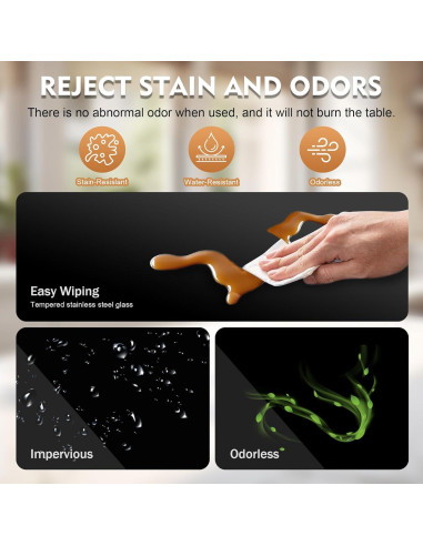 Bandeja Calentadora Eléctrica TOPRATED 61x41 cm con Termostato