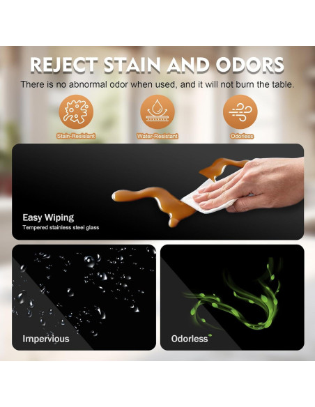 Bandeja Calentadora Eléctrica TOPRATED 61x41 cm con Termostato