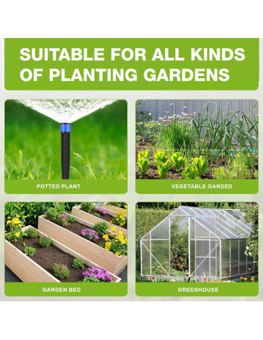 Sistema de Riego por Goteo Hodiax 18m con Emisores Ajustables