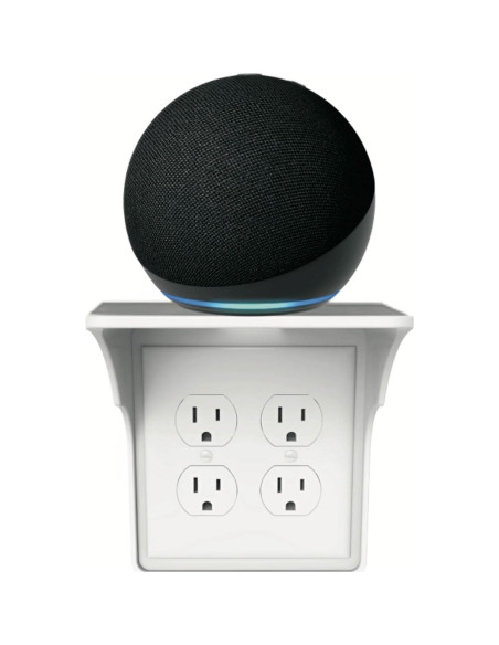 Estante Doble Pared LOUIS FELT 2 Unidades Blanco 10.16x13.34x15.24cm Estante Doble Pared LOUIS FELT 2 Unidades Blanco 10.16x13.34x15.24cm