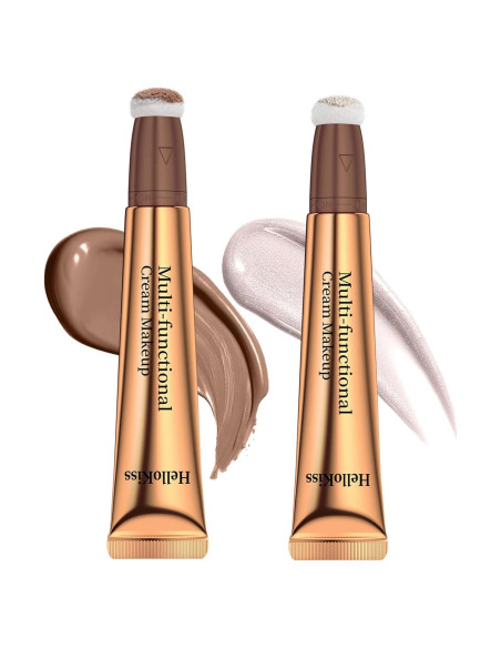 Juego de Varitas de Contorno y Iluminador Yeweian 30g