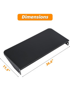 Estante Frontal Plegable Grimate 93x29.2cm para Parrillas Traeger 2