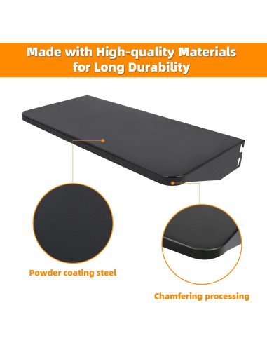 Estante Frontal Plegable Grimate 93x29.2cm para Parrillas Traeger