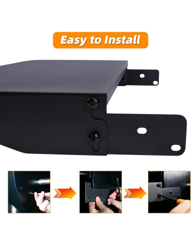 Estante Frontal Plegable Grimate 93x29.2cm para Parrillas Traeger