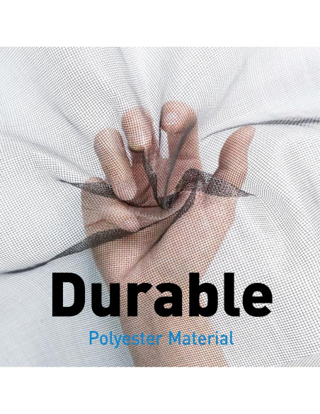 Kit de Reemplazo de Pantalla de Ventana MAGZO 91x229 cm Negro