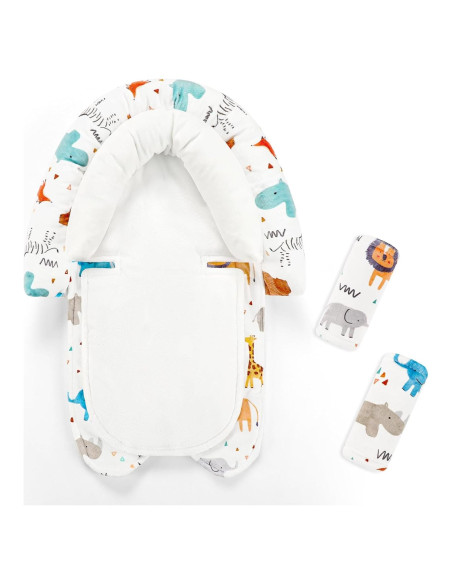 Inserto para Asiento de Auto Bebé 2 en 1 Felpa Suave