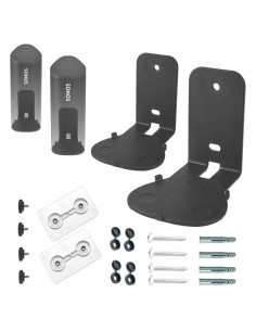 Soportes de Montaje en Pared EMATECH para Sonos Roam - Negro