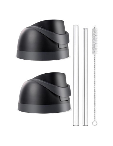 Paquete de 2 tapas de repuesto Owala Freesip - Negro