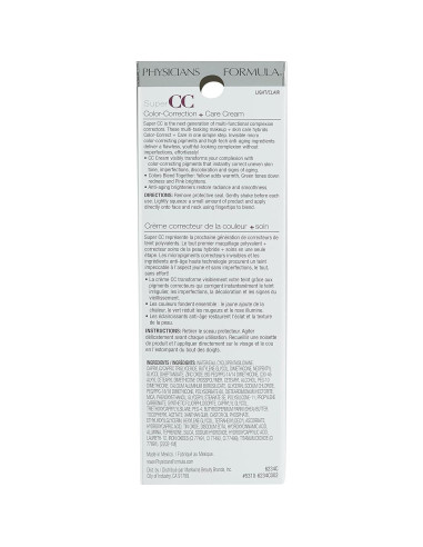 Crema CC+ Physicians Formula Claro - Hidratante Anti-Envejecimiento