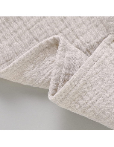 Manta de Seguridad Muselina Algodón Orgánico LAWKUL Beige 30x30 cm