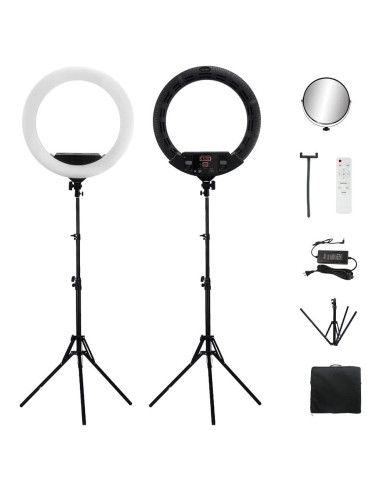 Anillo de Luz LED 55cm FD640II 100W Bicolor para Fotografía