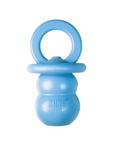 KONG Binkie Juguete para Cachorros Pequeños - Rellenable Azul