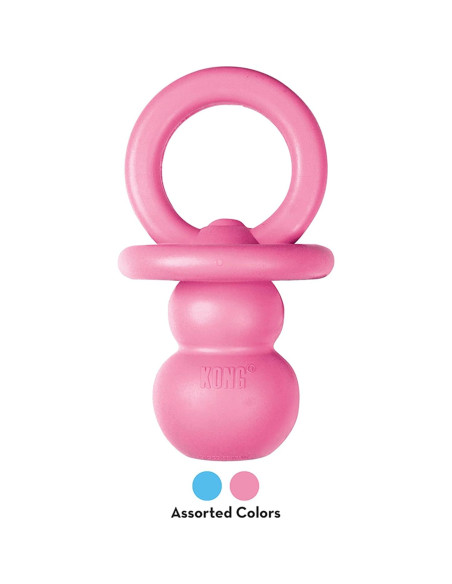 KONG Binkie Juguete para Cachorros Pequeños - Rellenable Azul