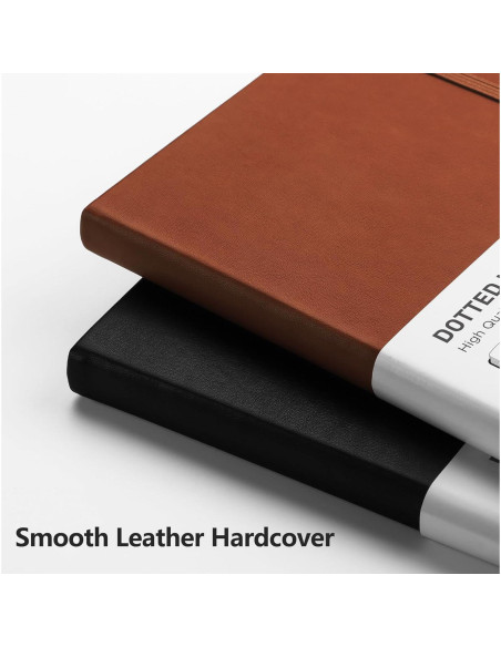 Cuaderno de Puntos RETTACY A5 Tapa Dura Cuero 192 Páginas