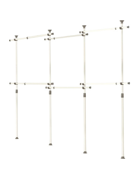 Sistema de Armario Tension Hanger Prince 6 Niveles Expandible