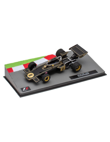 Coche en miniatura Fórmula 1 OPO 10 Lotus 72D 1/43