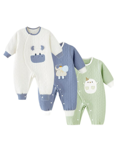 Bodysuit Orgánico Chamie 3-Pack Bebé 0-18 Meses Algodón