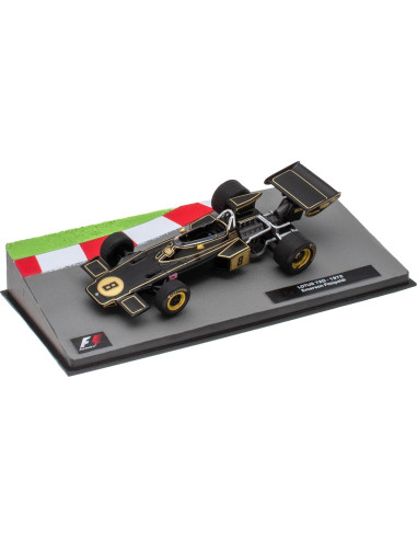 Coche en miniatura Fórmula 1 OPO 10 Lotus 72D 1/43