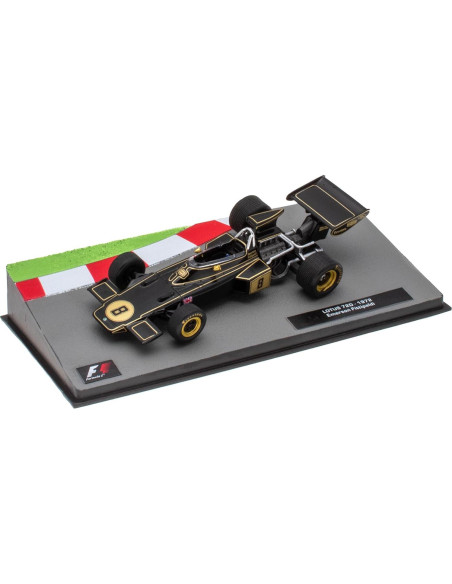 Coche en miniatura Fórmula 1 OPO 10 Lotus 72D 1/43