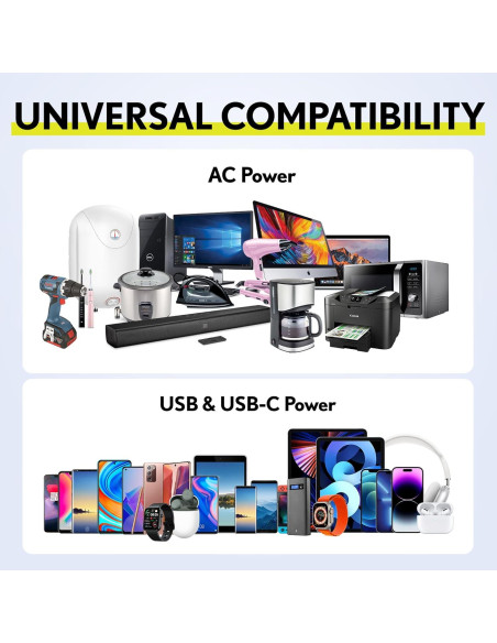 Extensor de Enchufe Overtime OTWP8O3USB con 8 Salidas AC y 3 USB