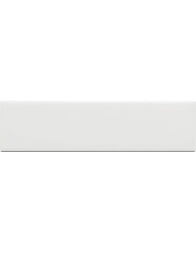 Azulejo Cerámico Subway Tenedos Blanco 30.48x7.62 cm Brillante - 50 Pcs