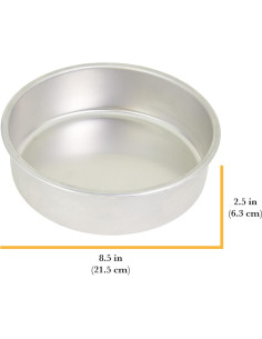 Sartén redonda de aluminio reciclado Chicago Metallic 21.6 cm 2