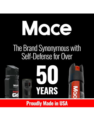 Spray de Pimienta Mace 18g - Defensa Personal con Tinte UV