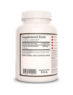 Cápsulas de Raíz de Malvavisco Remedy's Nutrition 1000 mg 60 Unidades 2