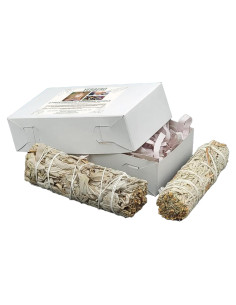 Yerbero Premium 2 Rollos Salvia Blanca y Azul 10.16 cm