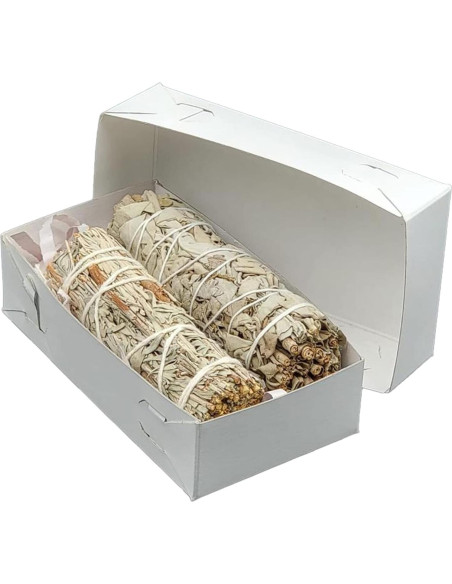 Yerbero Premium 2 Rollos Salvia Blanca y Azul 10.16 cm