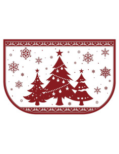 Alfombra de Chimenea Navideña Ceenna 61 x 91.5 cm Antideslizante