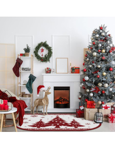 Alfombra de Chimenea Navideña Ceenna 61 x 91.5 cm Antideslizante 2