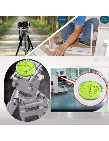 Nivel Burbuja Circular Winnsty 66mm Herramienta de Medición