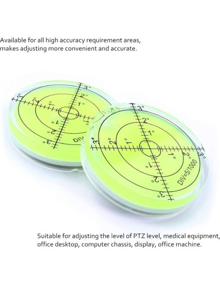 Nivel Burbuja Circular Winnsty 66mm Herramienta de Medición