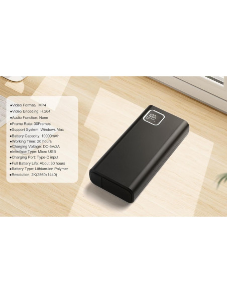 Cámara de Seguridad 2K HD WatchfulVision con Batería 10000mAh