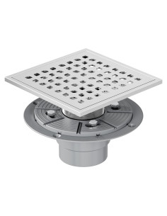 Desagüe de Ducha Cuadrado Neodrain 15.24 cm Acero Inoxidable