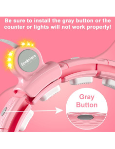 Aro de Entrenamiento LED Sonkoloro con Peso y Masaje 2