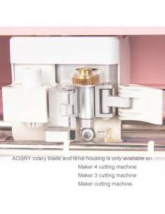 Cuchilla Rotativa Aosry para Maker 4/3 - Cortes Precisión Tela 2