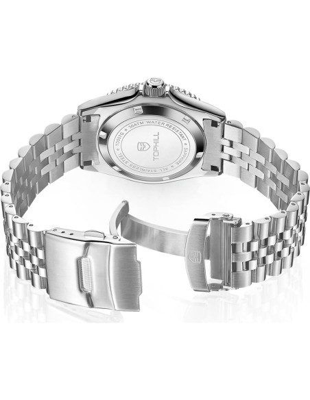 Reloj de Buceo Automático TOPHILL TD007 300m Negro