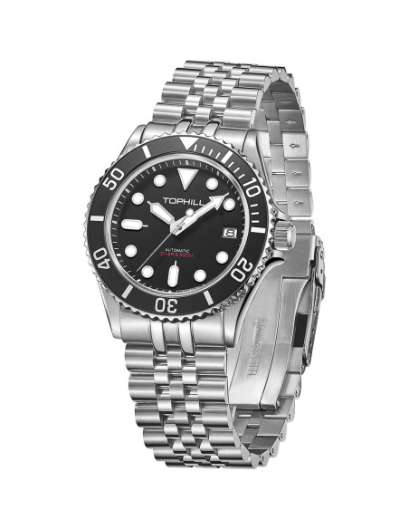 Reloj de Buceo Automático TOPHILL TD007 300m Negro