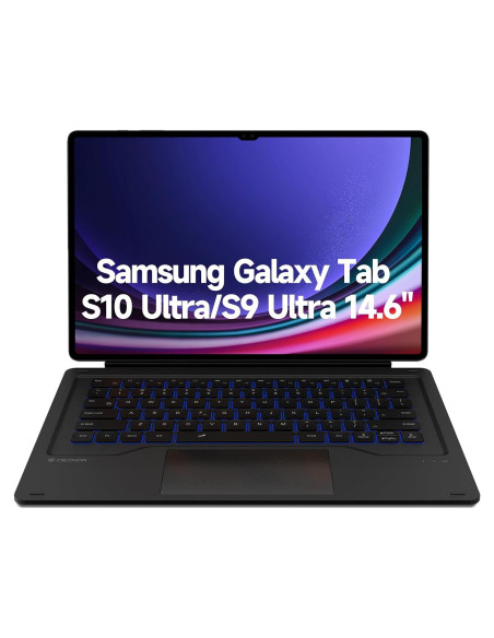 Funda Teclado Dexnor para Samsung Galaxy Tab S10/S9 Ultra 14.6"