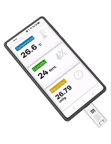 Termómetro Digital Portátil Keylimate Tipo-C para Android