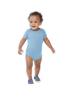 Body Infantil Indica Plateau 100% Algodón 18 Meses Azul Claro 2