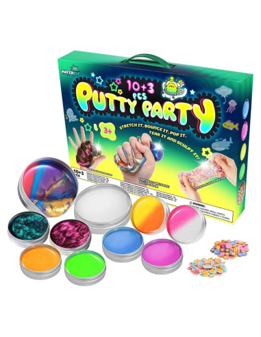 Kit de Masilla Sensorial Waterelf 10 Piezas No Tóxico