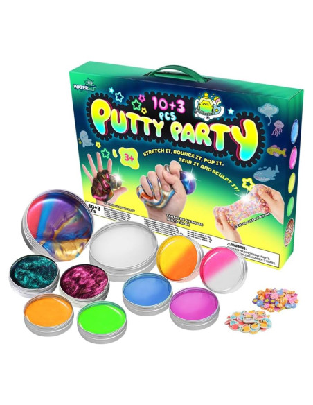 Kit de Masilla Sensorial Waterelf 10 Piezas No Tóxico