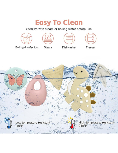 Collar Masticable Sensorial MR.TIMELAG - Set de 5 Piezas