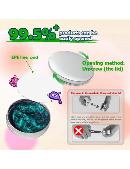 Kit de Masilla Sensorial Waterelf 10 Piezas No Tóxico